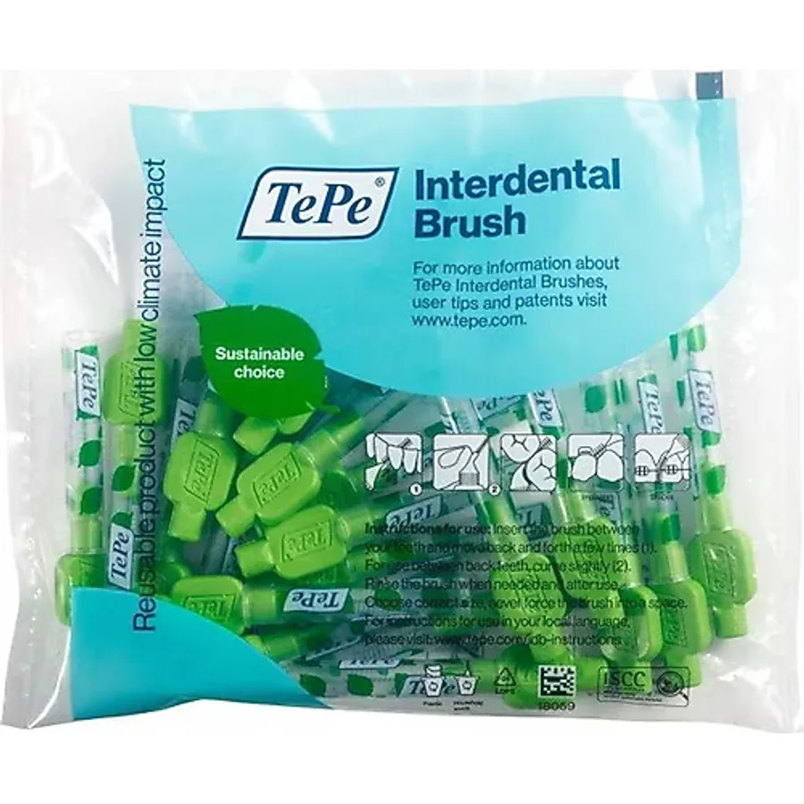 Tepe Interdental Brush Yeşil 0.8 mm 20'li Arayüz Fırçası