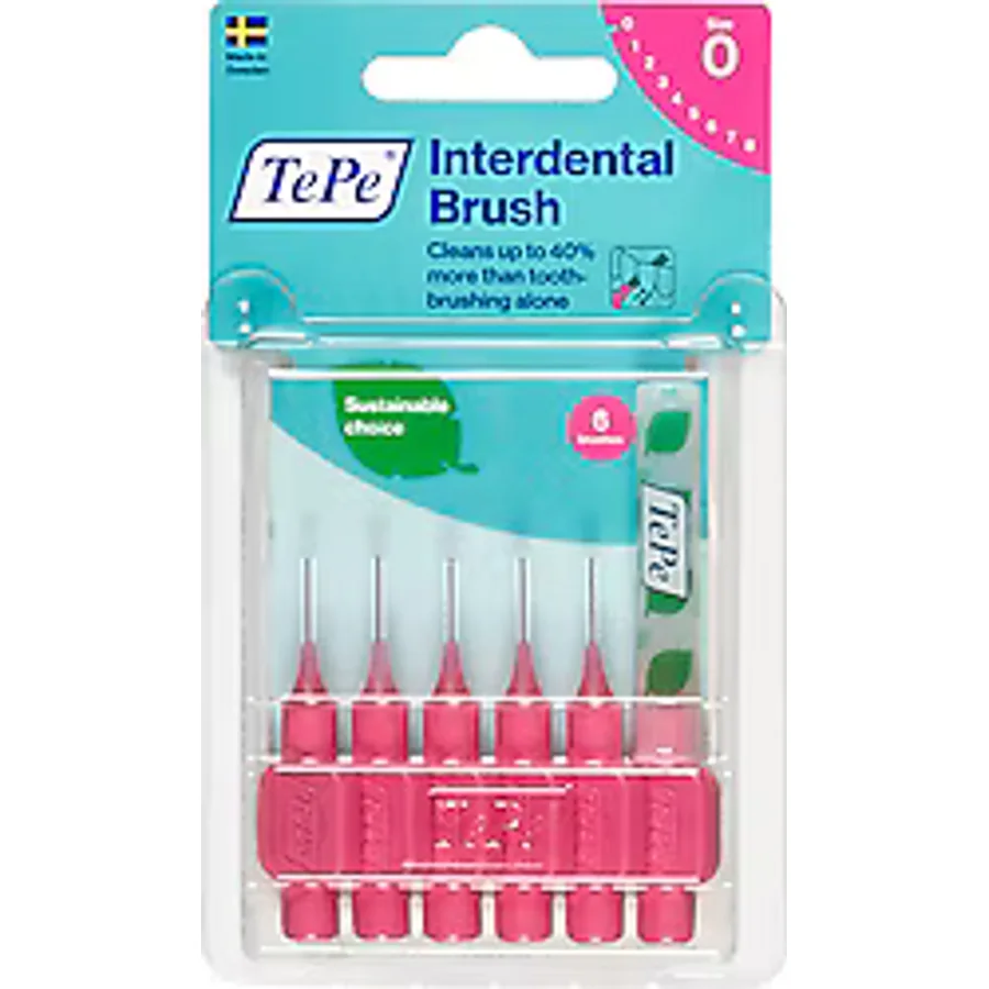 Tepe Original Pembe 0.4 mm 6'lı Arayüz Fırçası