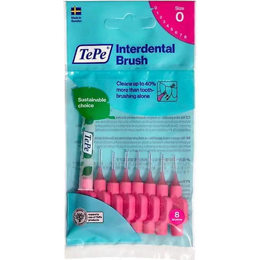 Tepe Original Pembe 0.4 mm 8'li Arayüz Fırçası