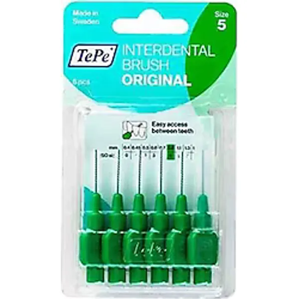 Tepe Original Yeşil 0.8 mm 6'lı Arayüz Fırçası