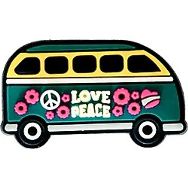 Terlik Süsü Terlik Tokası Love Peace Yeşil Karavan Figürü