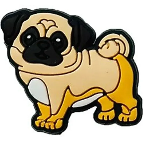 Terlik Süsü-Terlik Tokası Pug Köpek Figürü