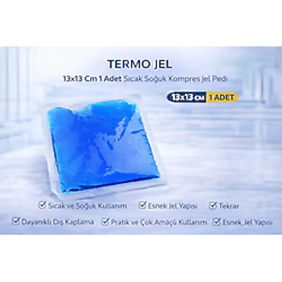 Termo Jel 13X13 Cm 1 Adet Sıcak Soğuk Kompres Jel Pedi