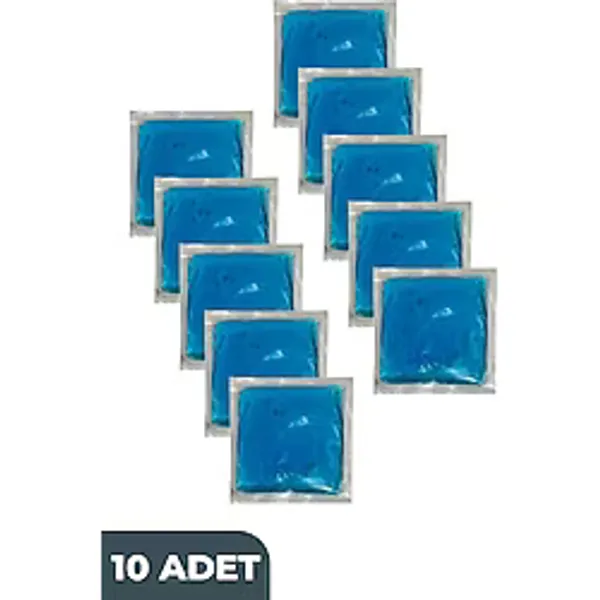 Termojel Soğuk Sıcak Kompres Jel, Ağrı, Şişkinlik, Soğutucu Jel, Isıtıcı Termo Jel 13Cmx13cm 10 Adt
