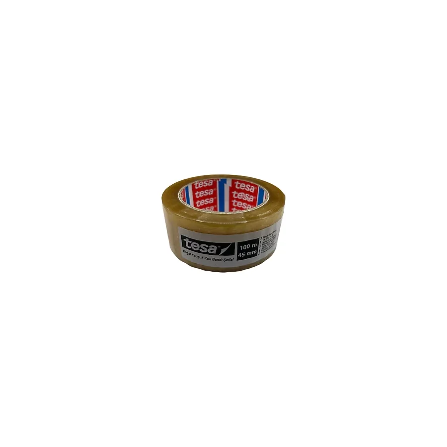 Tesa 4263 100 m x 45 mm Doğal Kauçuk Koli Bandı