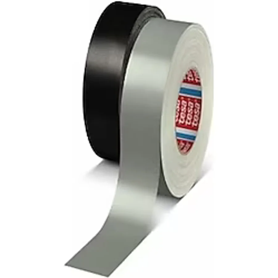 Tesa 4657 Sıcaklığa Dayanıklı Akrilik Kaplanmış Bez Bant (Siyah) 50MT x 50MM