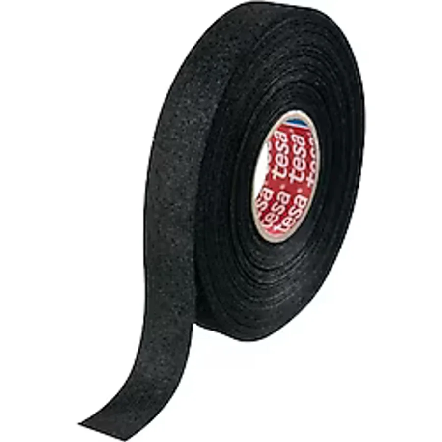 Tesa 51609 Polyester Tüylü Bez Bant Siyah 15M x 19Mm
