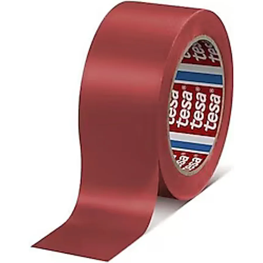 Tesa 60760 50 mm x 33 m Kırmızı Yer İşaretleme Bandı