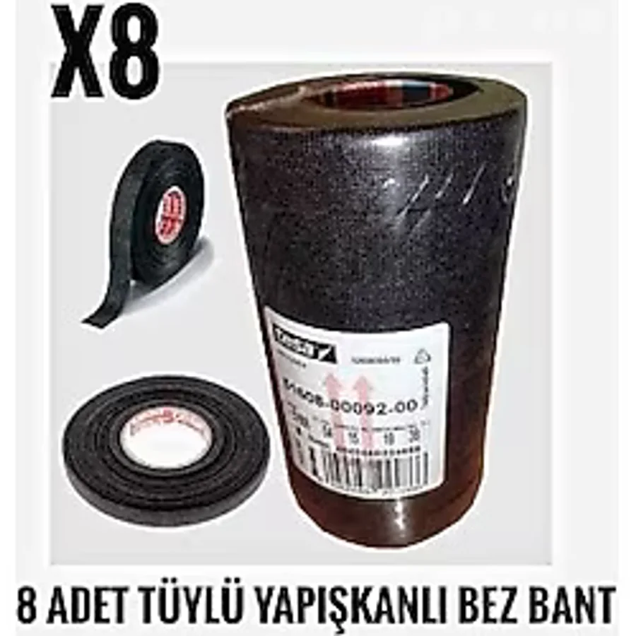 Tesa Tüylü Bez Bant Yapışkanlı 15 mt