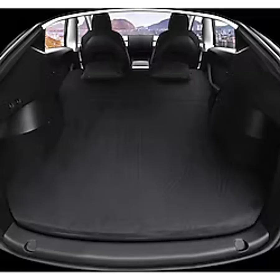 Tesla Model Y İçin Araç İçi Şişme Yatak Ve Yastık Seti + Pompalı