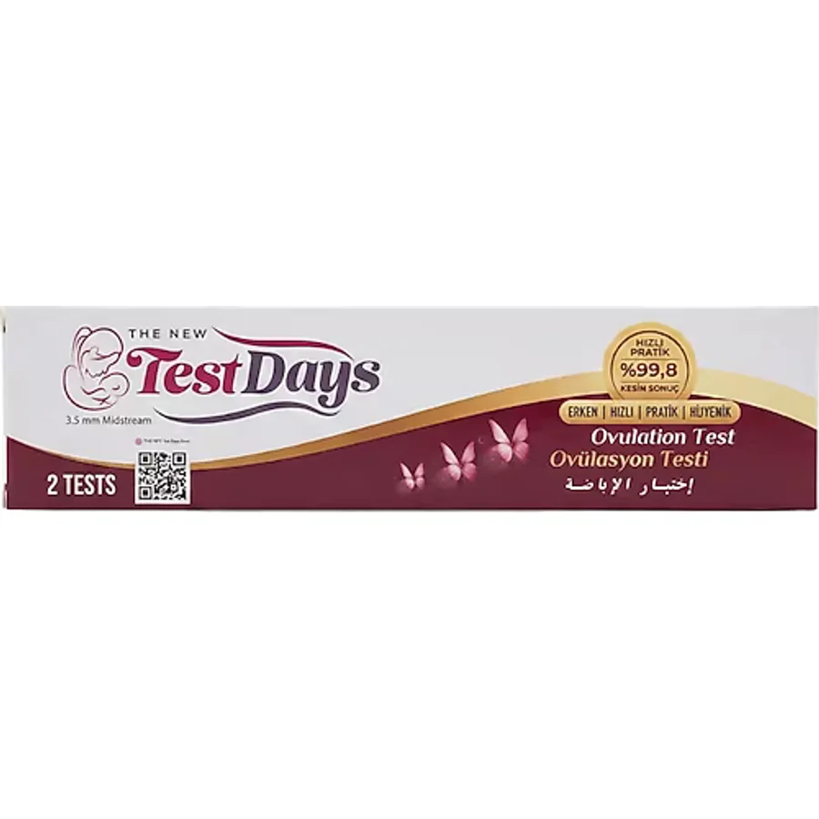TestDays Midstream Erken Ovulasyon Testi Toplam 8 Adet