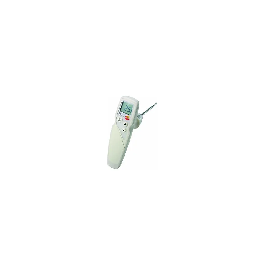 Testo 0563 1054 T El Termometresi Seti, Dondurulmuş Gıda Ölçümü, En Yüksek -50 İla 275 °C, 0,1 °C Çözünürlük, Lr44 Düğme Pil, Lcd Ekran
