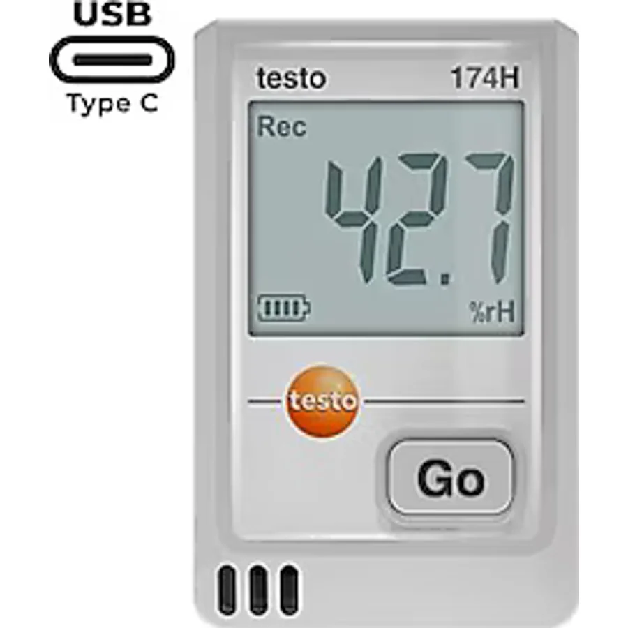 Testo 174H Mini Sıcaklık ve Nem Datalogger
