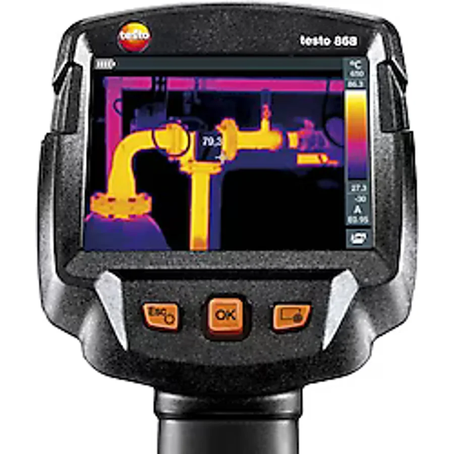Testo 868 Kaçak Tespit Cihazı Termal Kamera