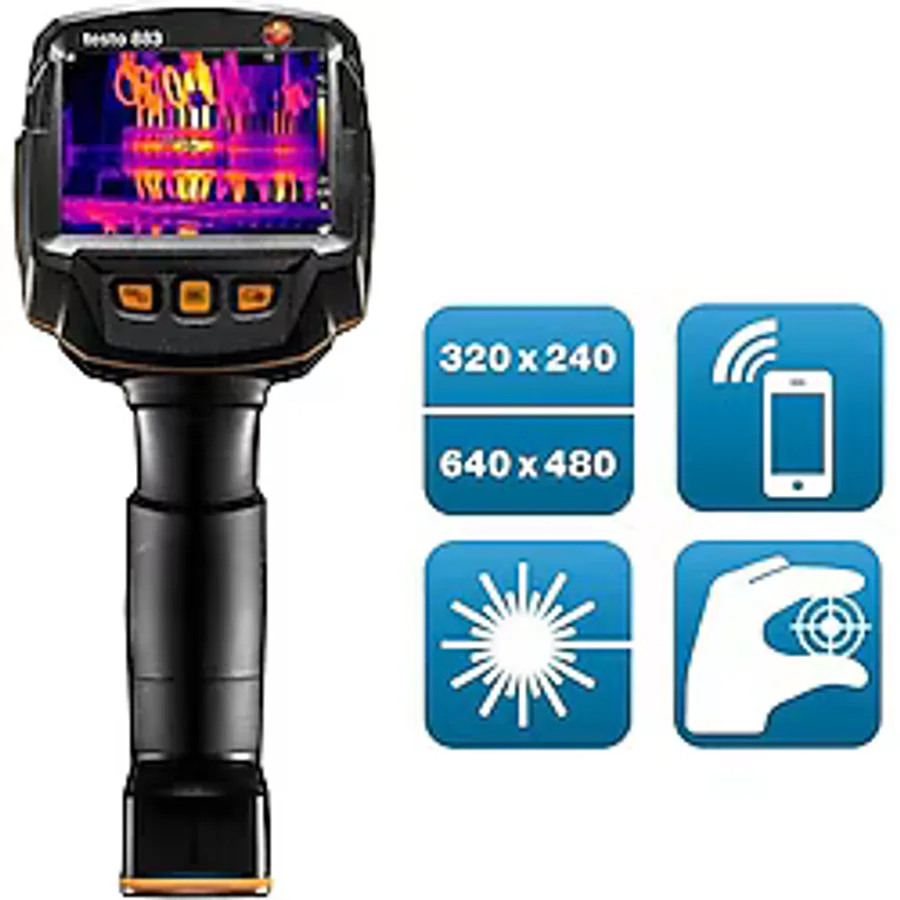 Testo 883 Profesyonel Termal Kamera Sıcaklık ve Su Kaçağı Tespit Cihazı