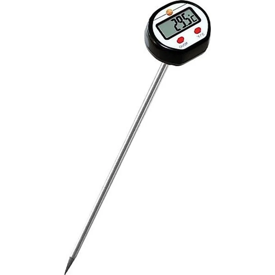 Testo Üstten Göstermeli Mini Termometre 12.5cm Prob