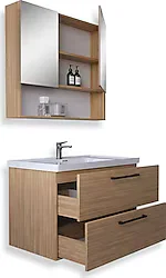 Teta Home Batum 80 cm Banyo Dolabı Seti