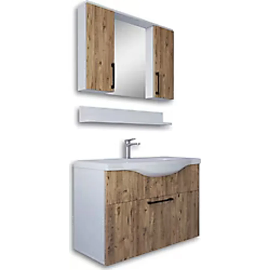 Teta Home Eko 80 cm Banyo Dolabı Seti