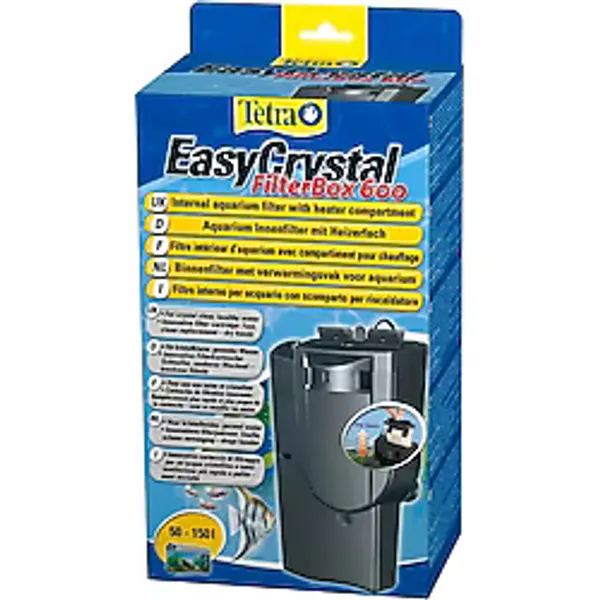 Tetra Easycrystal Filter Box 600 İç Filtre 600 L/H - Kartuş Sistemli Güçlü Akvaryum Filtresi