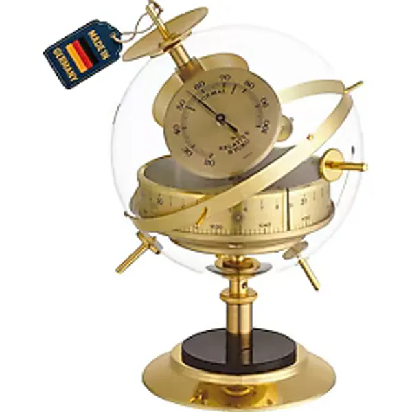 Tfa Dostmann Analog Hava İstasyonu Sputnik, 20.2047, Barometre, Termometre, Higrometre, Hava Tahmini, Yerel Hava Tahmini İçin, Tasarım Nesnesi, Altın