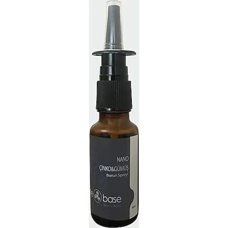 the base less is more Nano Çinko&gümüş Burun Spreyi 20 ml