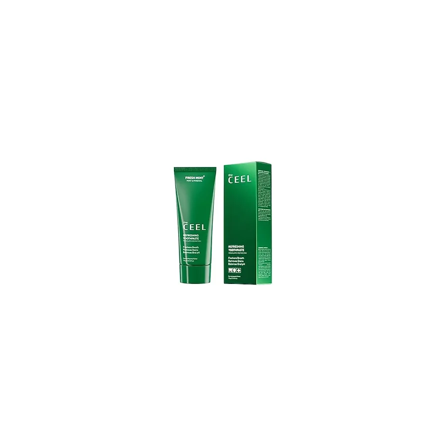 The Ceel Fresh Mint Diş Macunu 75 g - Ferahlatıcı ve Nazik Temizleyici Ağız Bakımı, Florür İçeren Günlük Kullanım, Taze Nefes ve Temiz Görünüm Destekleyici