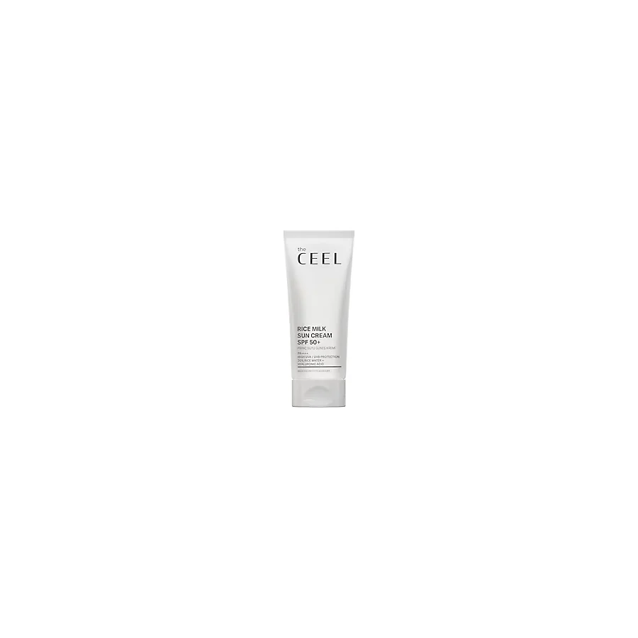 The Ceel Pirinç Sütü Nemlendirici Aydınlatıcı ve Leke Karşıtı Ton Eşitleyici 50+SPF Yüz Güneş Kremi 50 ml