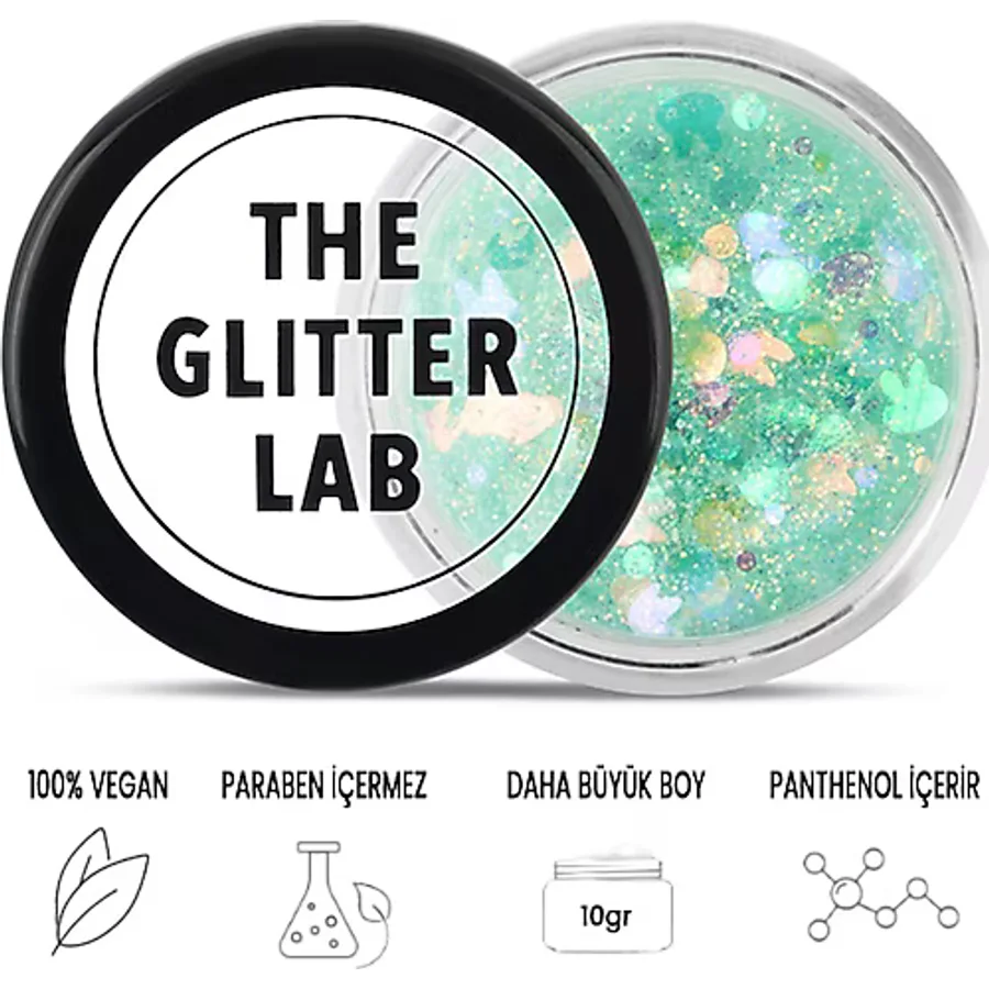 The Glitter Lab Jel Formlu Parlak Glitter - Birthday Bunny