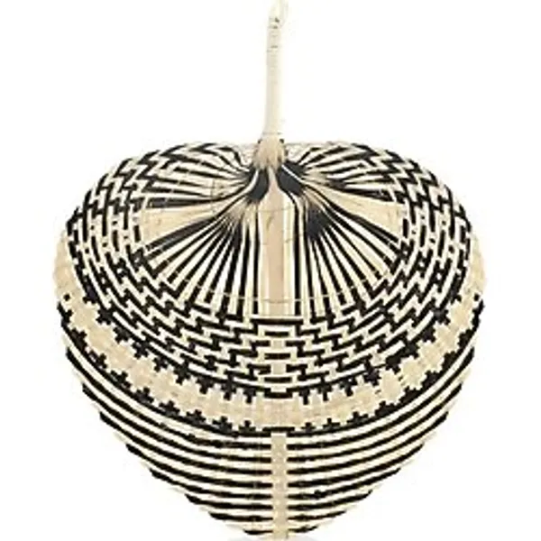 The Mia Dekoratif Bambu Duvar Dekoru Siyah 2X29X39 Cm