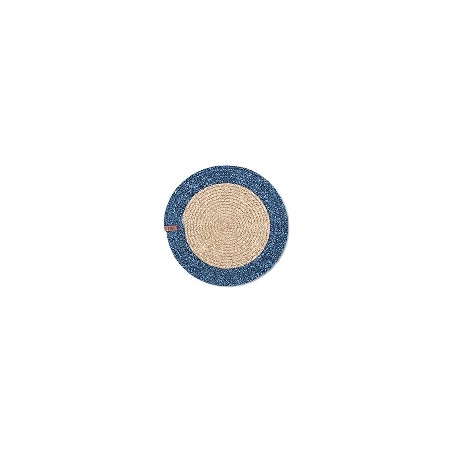 The Mia Jüt Amerikan Servis Bambu Lacivert 35 cm - 35 x 35 cm