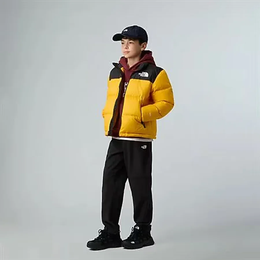 The North Face Mor - Siyah Kız Çocuk Mont NF0A8A4C6KO1-TEEN 1996 Retro Nuptse