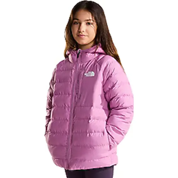 The North Face Perrito NF0A88UEG6E1 Kapüşonlu Çift Taraflı Mor Çocuk Mont
