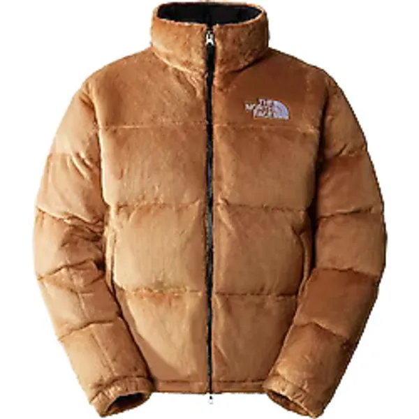 The North Face Versa Velour Nuptse NF0A84F7I0J1 Kadife Hardal Erkek Kaz Tüyü Şişme Mont