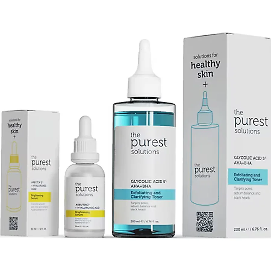 The Purest Solutions Koyu Leke ve Gözenek Karşıtı Bakım Seti 200 ml + 30 ml