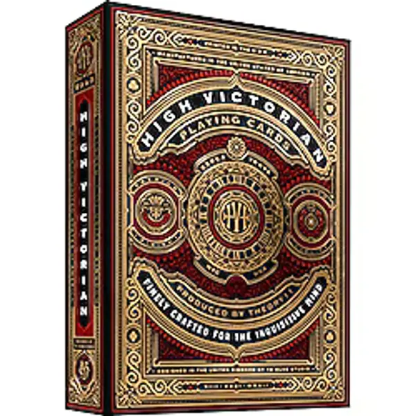 Theory 11 High Victorian Koleksiyoner Red Kırmızı iskambil Oyun Kağıdı Kartları