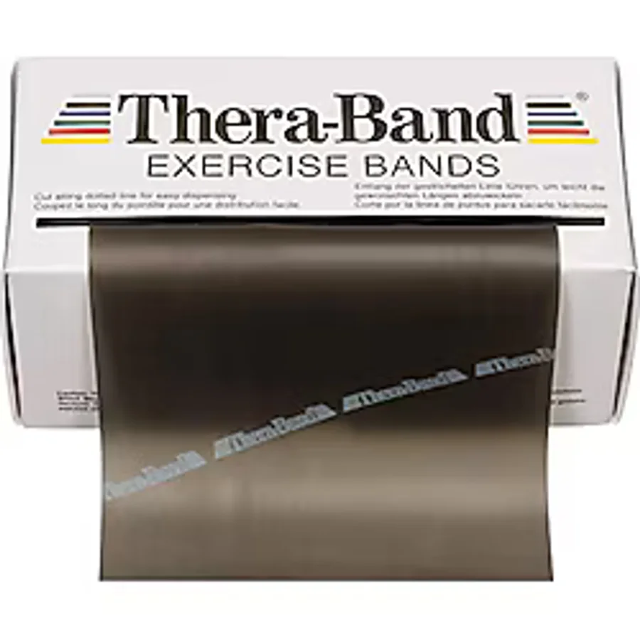 Thera-Band Kesme Egzersiz Sert Pilates Bandı Lastiği 1.5 M Siyah