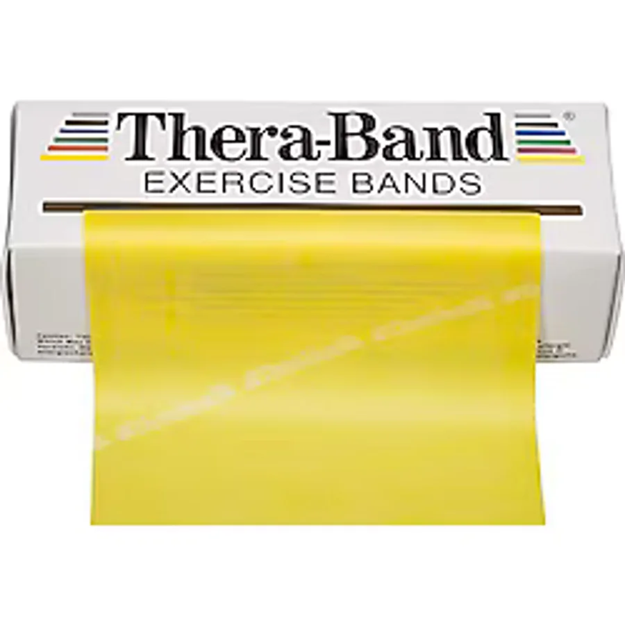 Thera-Band Sarı Yumuşak Egzersiz Pilates Bandı Lastiği 1.5 m Kesme