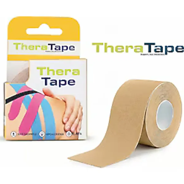 Thera Tape Kinesio Sporcu Bandı Yüz & Vücut Uyumlu Kinezyo Bant Ten 5 CM x 5 M