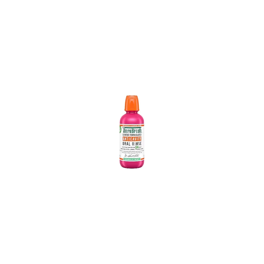 TheraBreath Anticavity Sparkle Mint Florürlü Ağız Gargarası 16Oz / 473ml