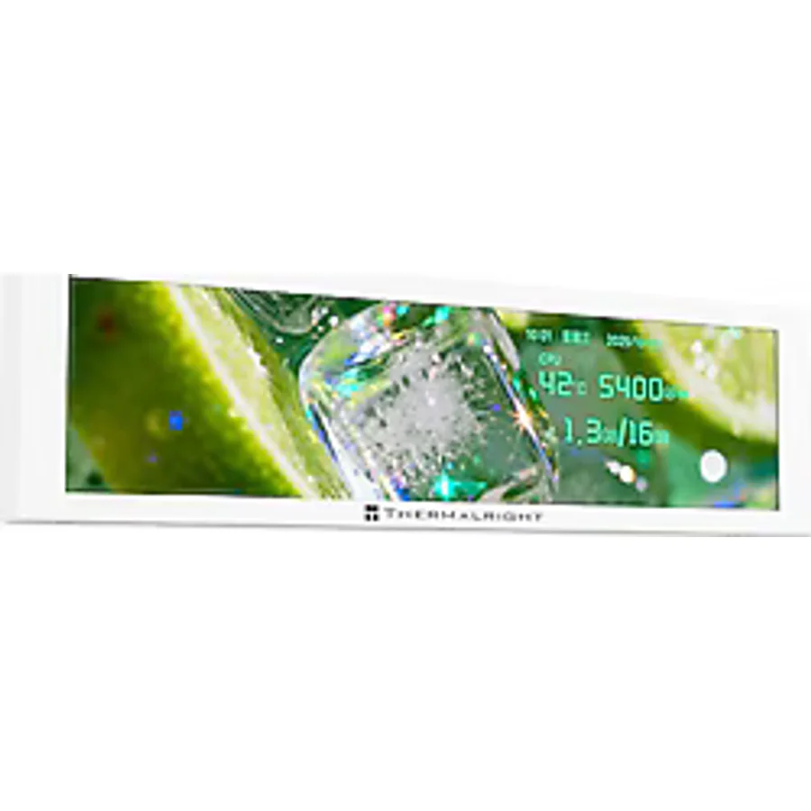 Thermalright Trofeo Vision 9.16" LCD Beyaz İşlemci Soğutucu Ekranı