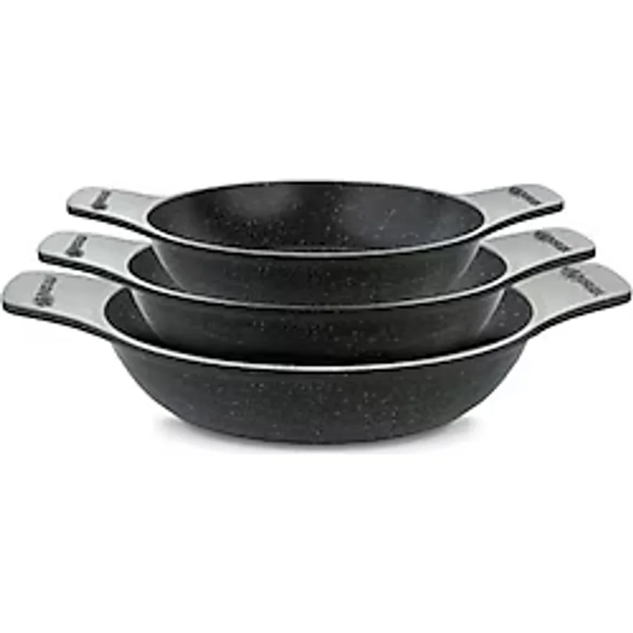 Thermoad 18-20-22 cm 3'lü Güveç Sahan Seti