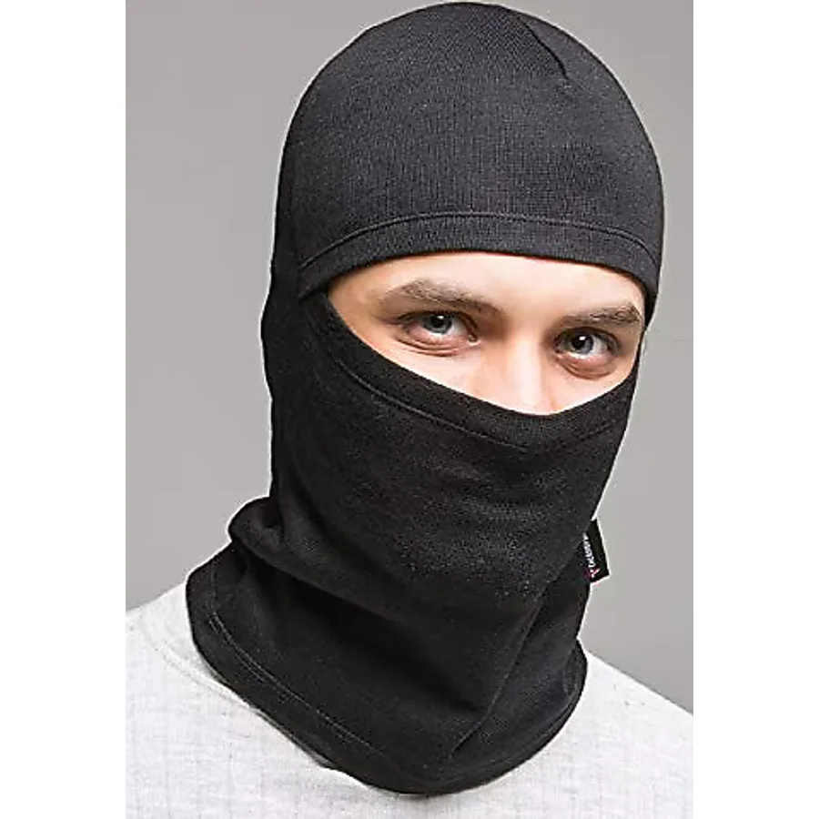 Thermoform Heavy Kar Yüz Maskesi Balaclava Siyah
