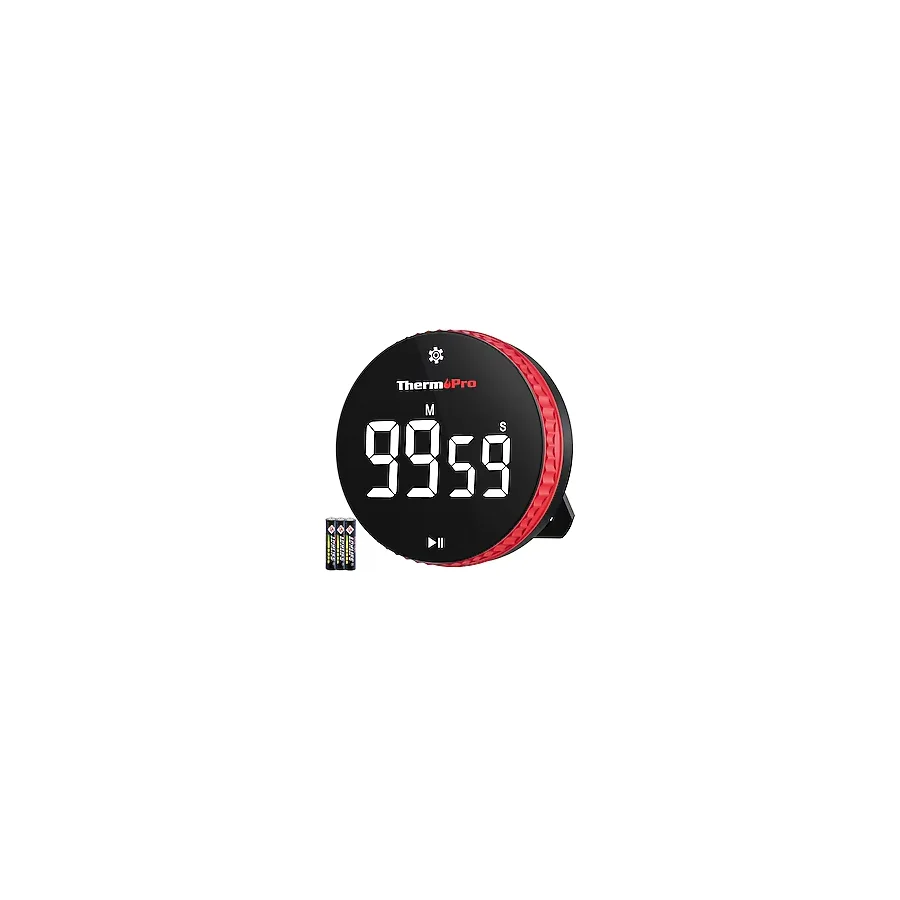 Thermopro Tm04 Akıllı Dijital Mıknatıslı Ledli Alarmlı 100Dk Profesyonel Kronometre Zamanlayıcı