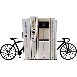 thorqtech Bisiklet Desenli Kitap Tutucu Bycle Kitaplık Kitap Desteği