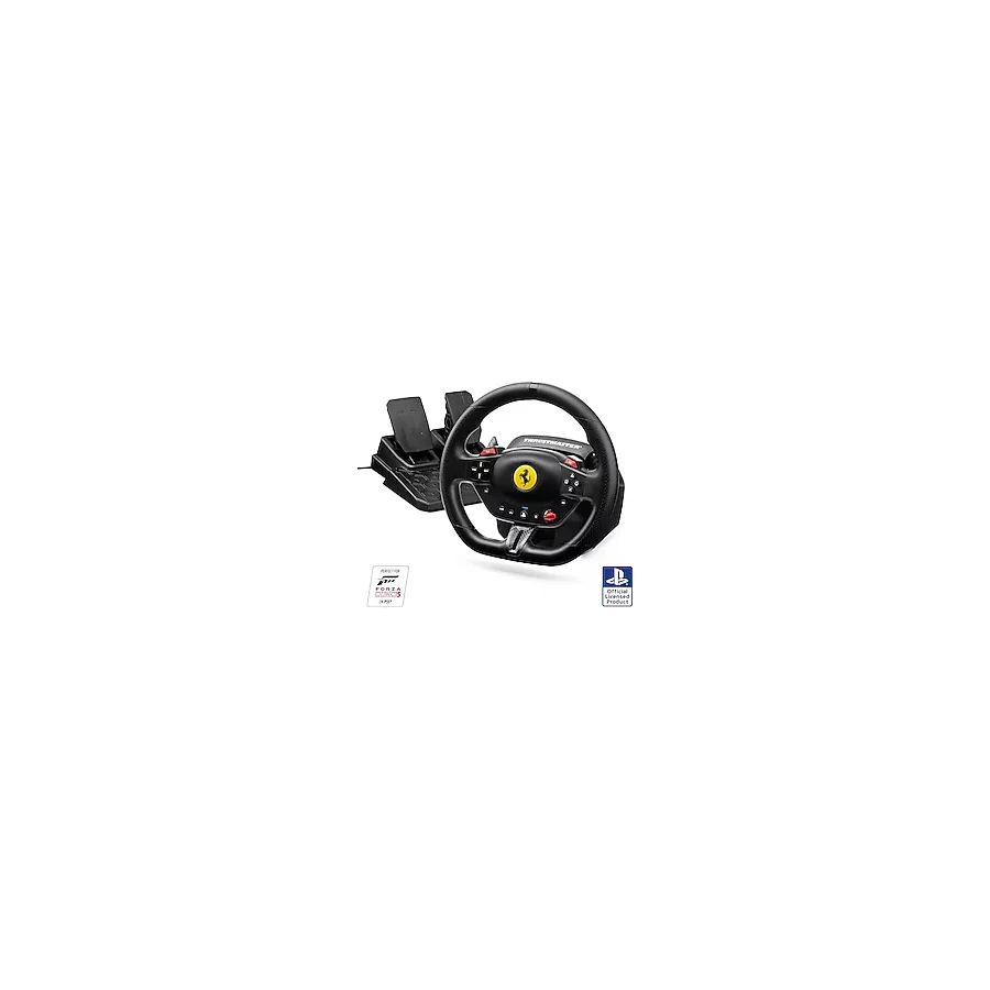 Thrustmaster T98 Ferrari 296 GTB Yarış Direksiyonu - PS5, PS4 ve PC Uyumlu - Resmi Ferrari Lisanslı, 7/10 Ölçekli Replika, Bungee Cord Teknolojisi ve Manyetik Pedal Seti