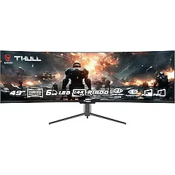 Thull Tj-Dfhd49c-144 Ultraview 49" 6Ms 144Hz 3840X1080 Dfhd (1X Hdmı+Dp+Type-C+Usb) Va Frameless R1800 Mon
