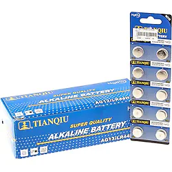 Tianqiu AG13 LR44 357A 1.55V 10'lu 20 Paket Alkalin Düğme Pil