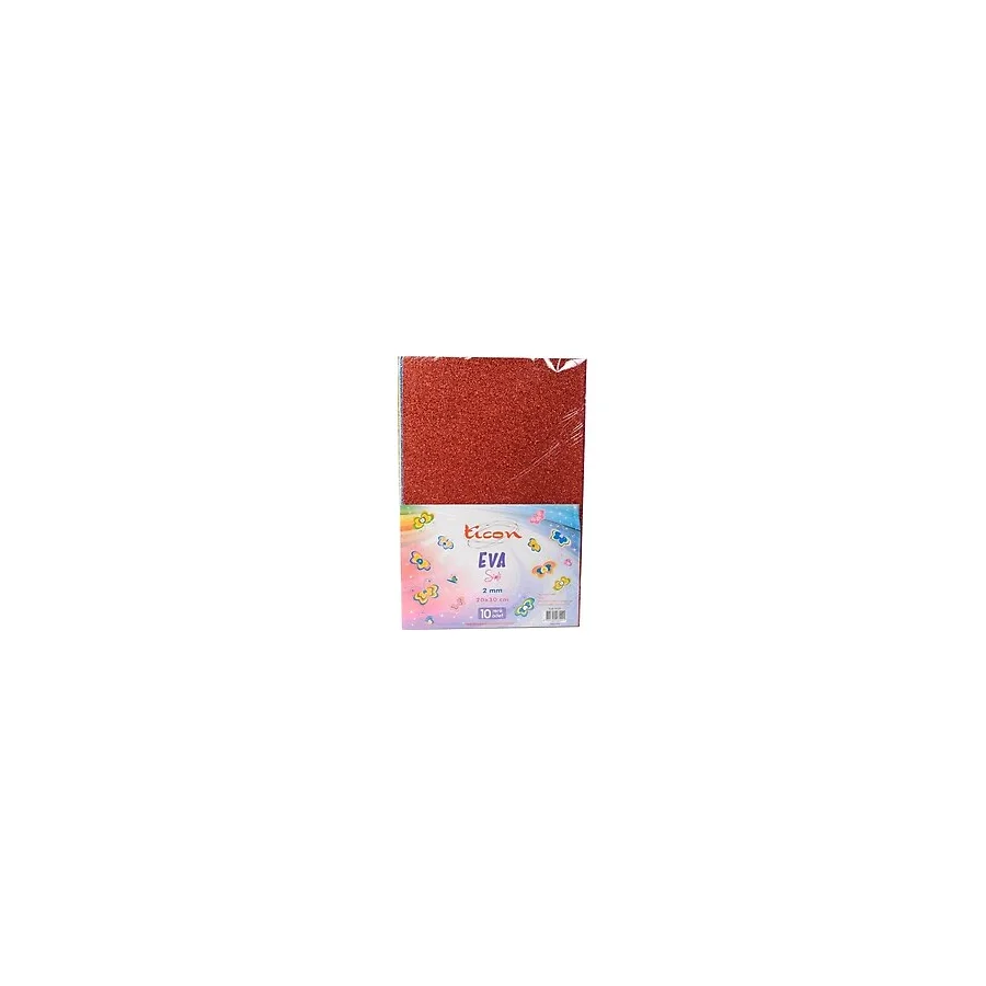 Ticon Eva Simli Elişi Kağıdı 2 mm 20 x 30 cm 10 Renkli 10 Adet Yaratıcı Projeler İçin