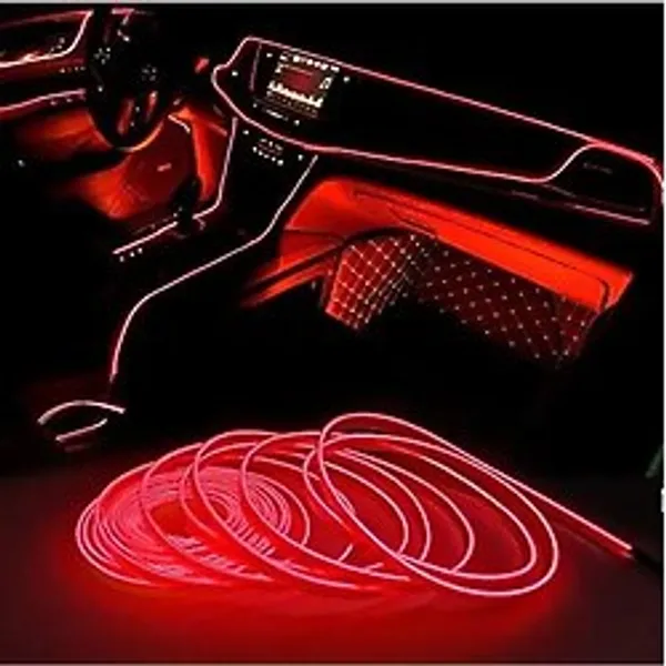 Tiger Marketing Araç Içi Kırmızı Torpido Ledi - Ip Neon Led - 5 Metre Otelfneonkırmızı