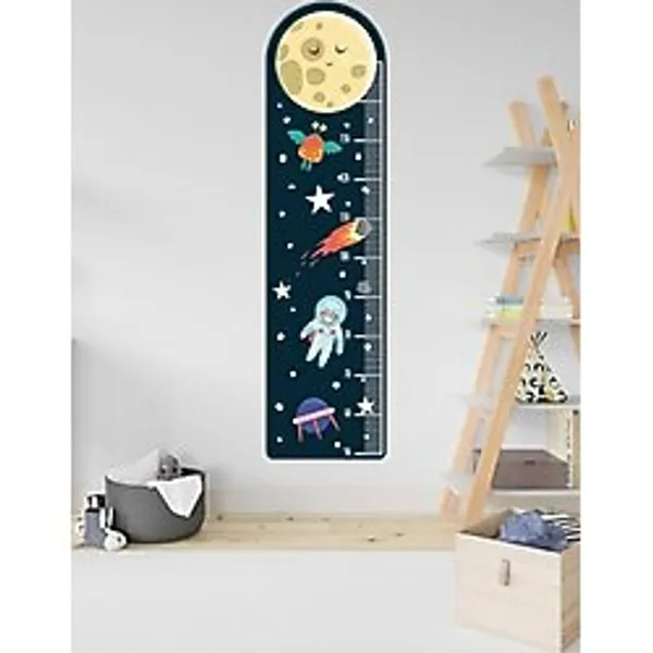 Tilki Dünyası Ay Göktaşı Ve Astronot Kedi Boy Cetveli